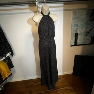 NWOT Express Black Halter Jumpsuit